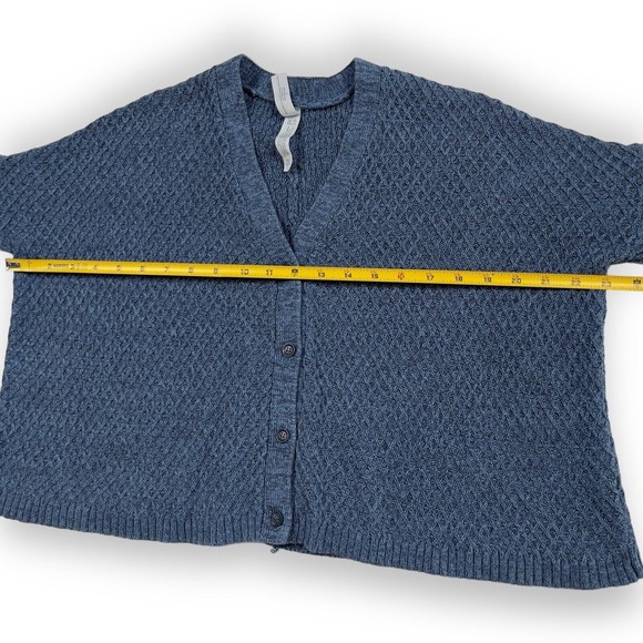 Aeropostale Womens Long Sleeve Boxy Knit Cardigan Sweater Size XS Blue - Picture 8 of 9